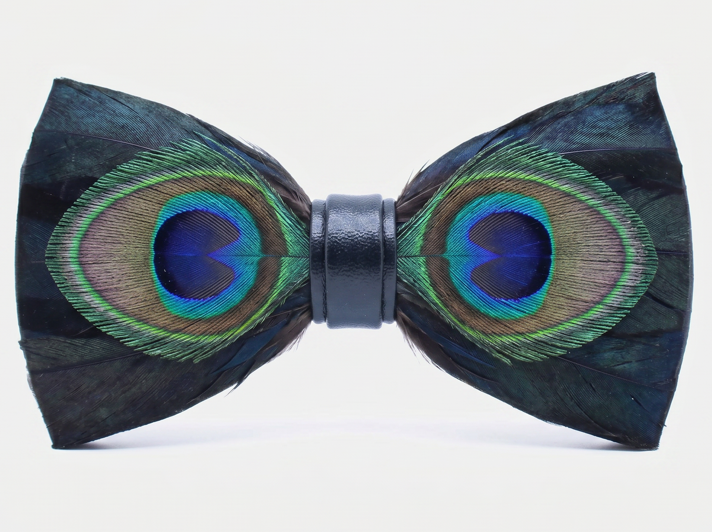 Original Peacock Feather Bow Tie