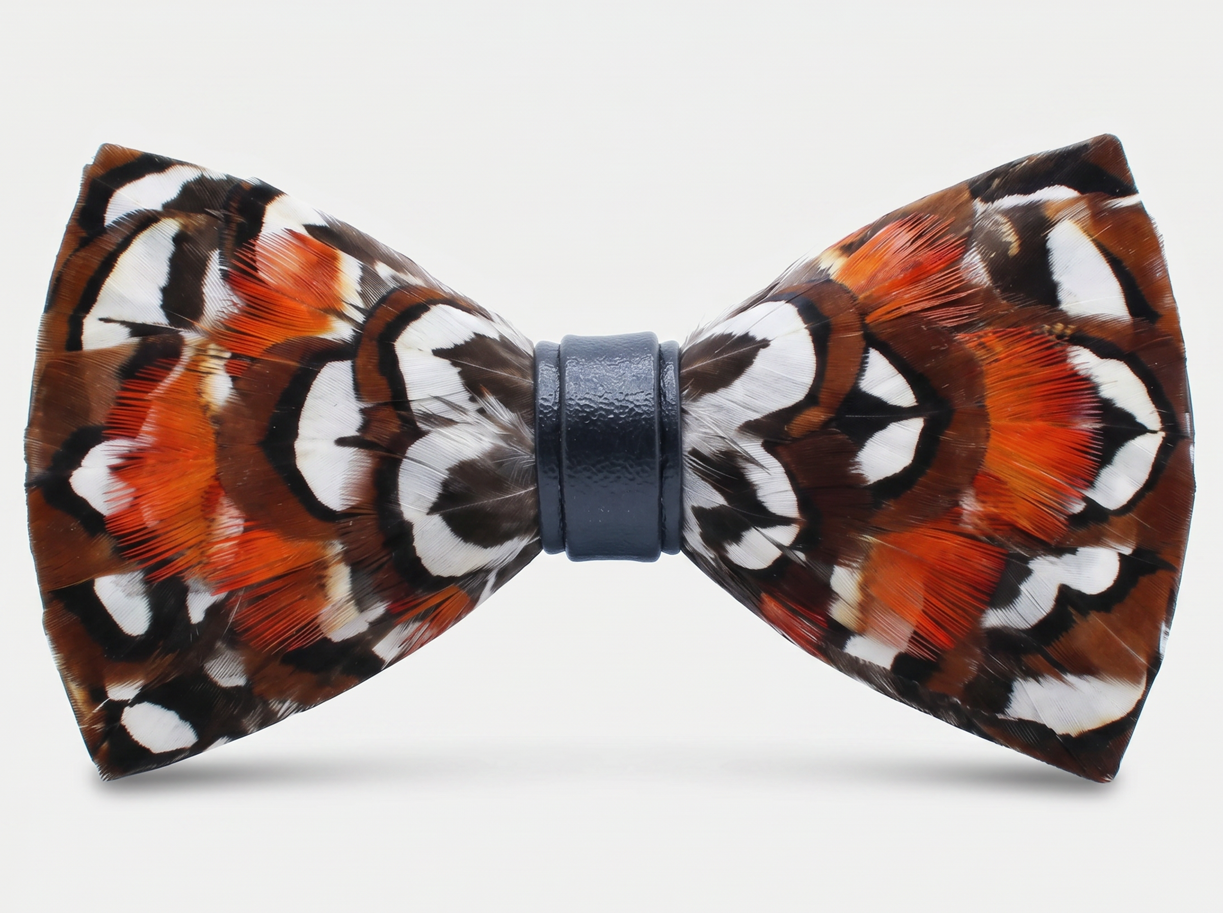 Reeve's Pheasant Feather Bow Tie