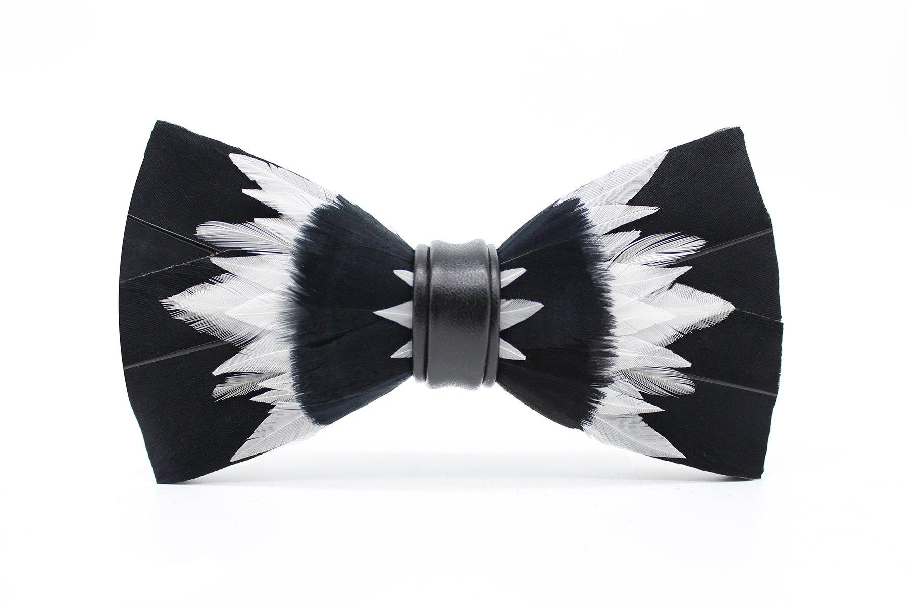 Black Panther Feather Bow Tie