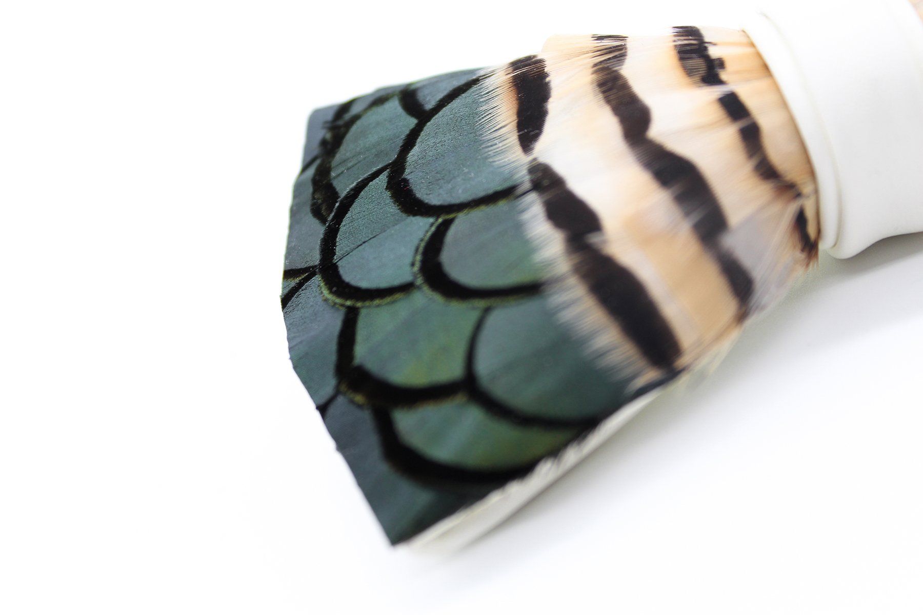 Emerald Feather Bow Tie