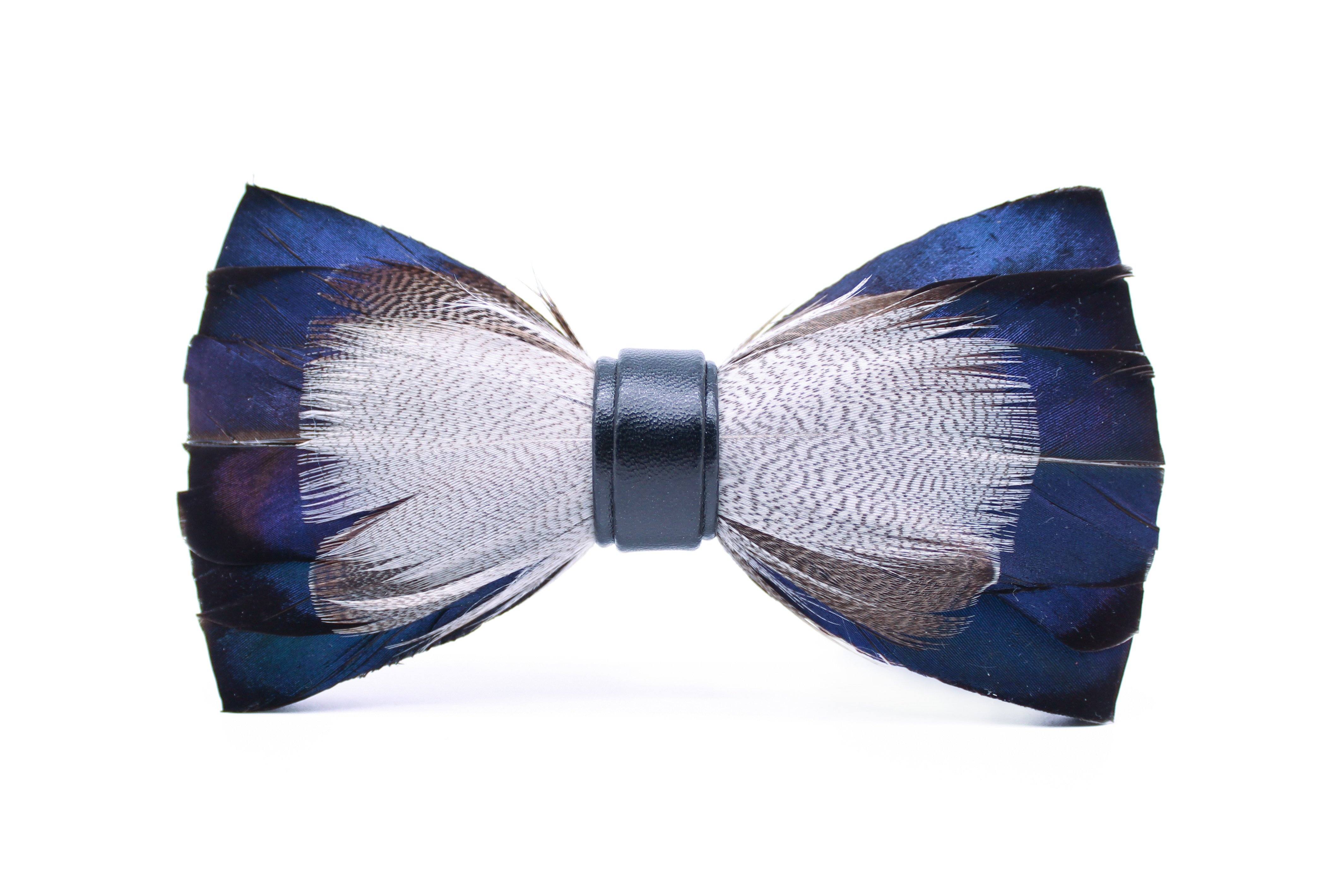 Mallard Duck Feather Bow Tie
