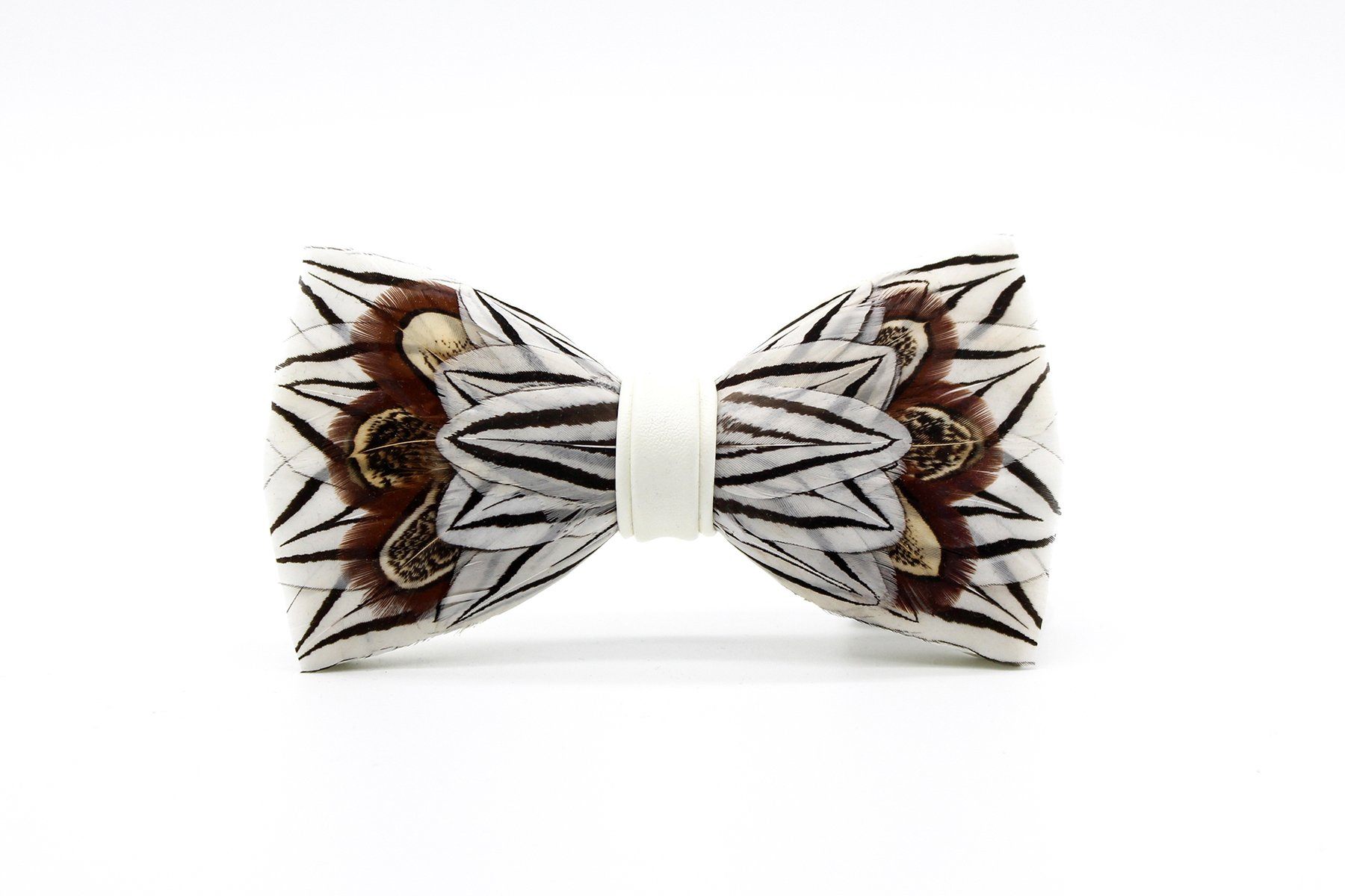 Victorian Era Feather Bow Tie