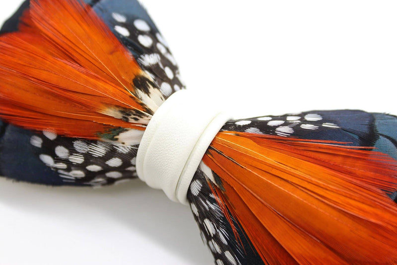 Ding Feather Bow Tie