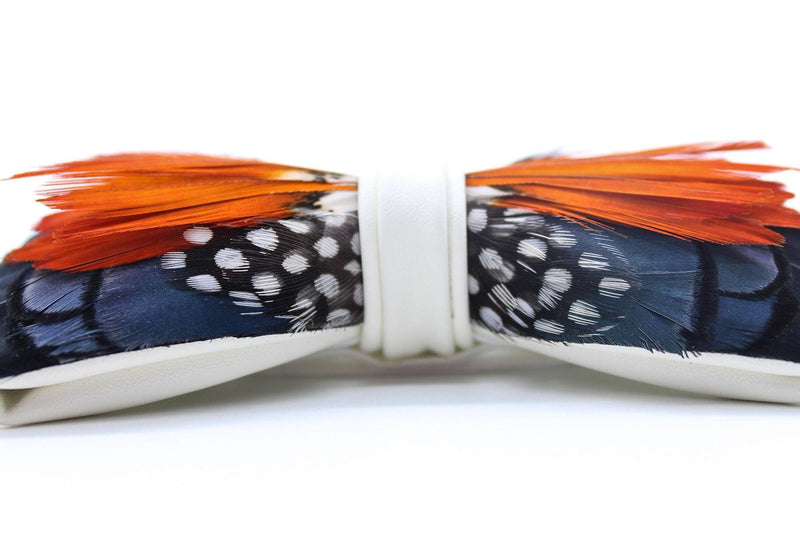 Ding Feather Bow Tie