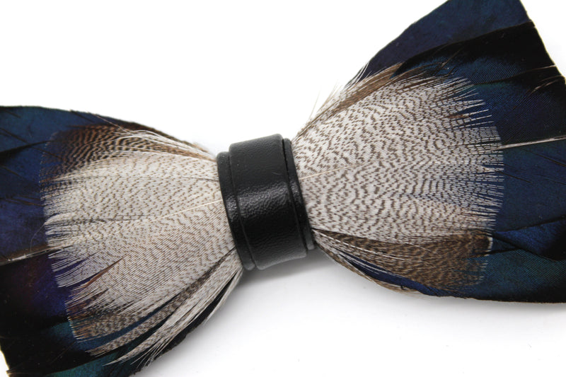 Mallard Duck Feather Bow Tie