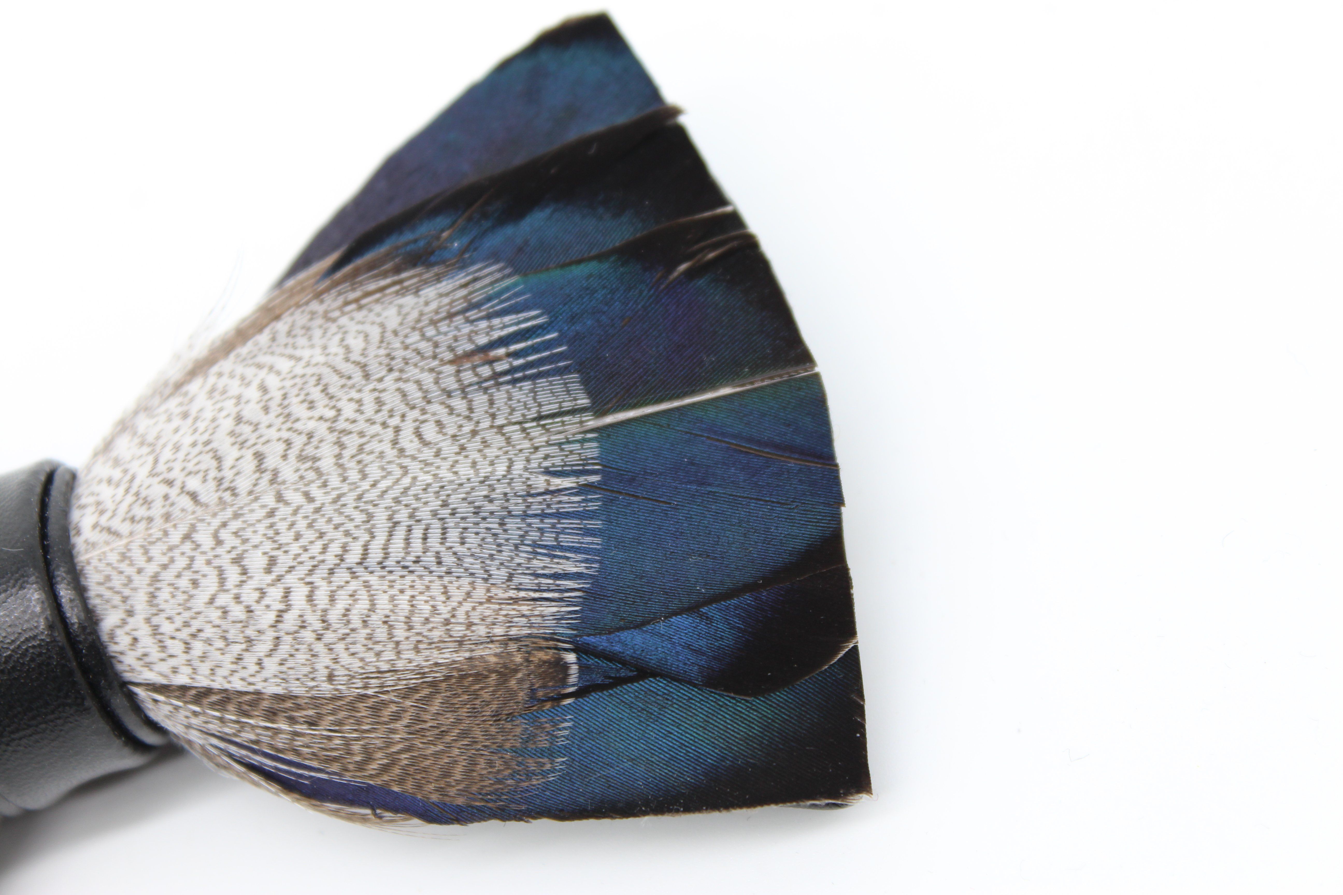 Mallard Duck Feather Bow Tie