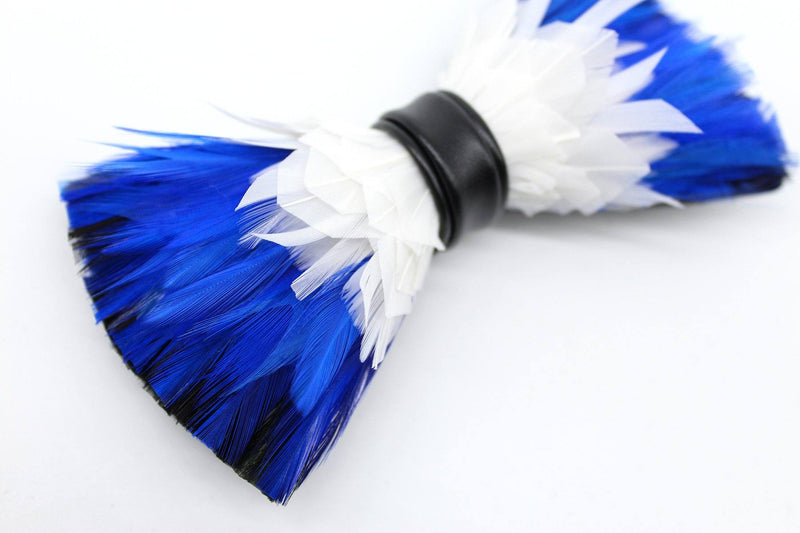 Noble Knight Feather Bow Tie