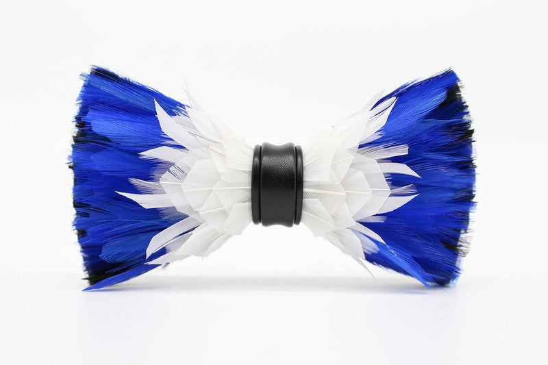 Noble Knight Feather Bow Tie