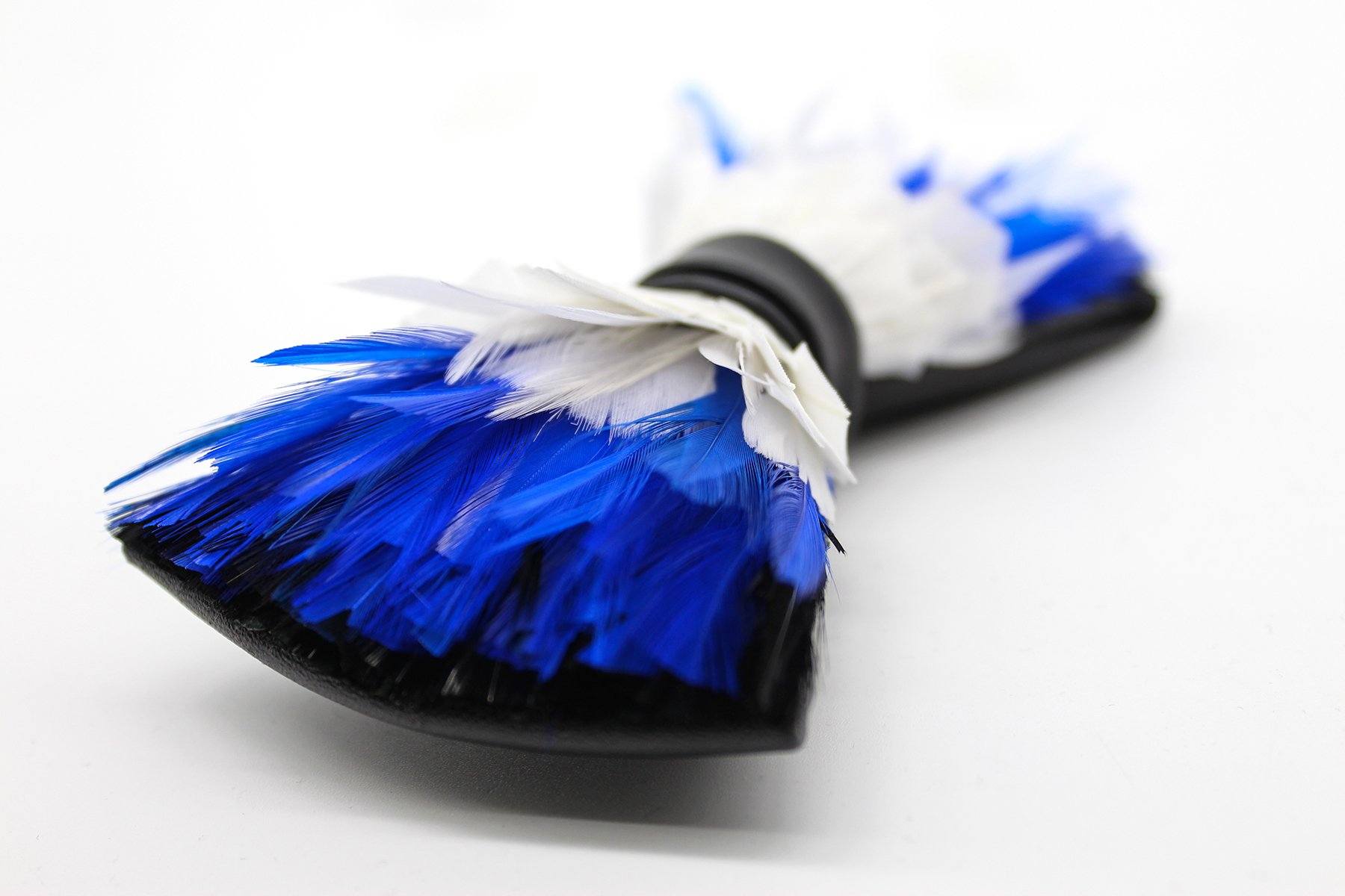 Noble Knight Feather Bow Tie