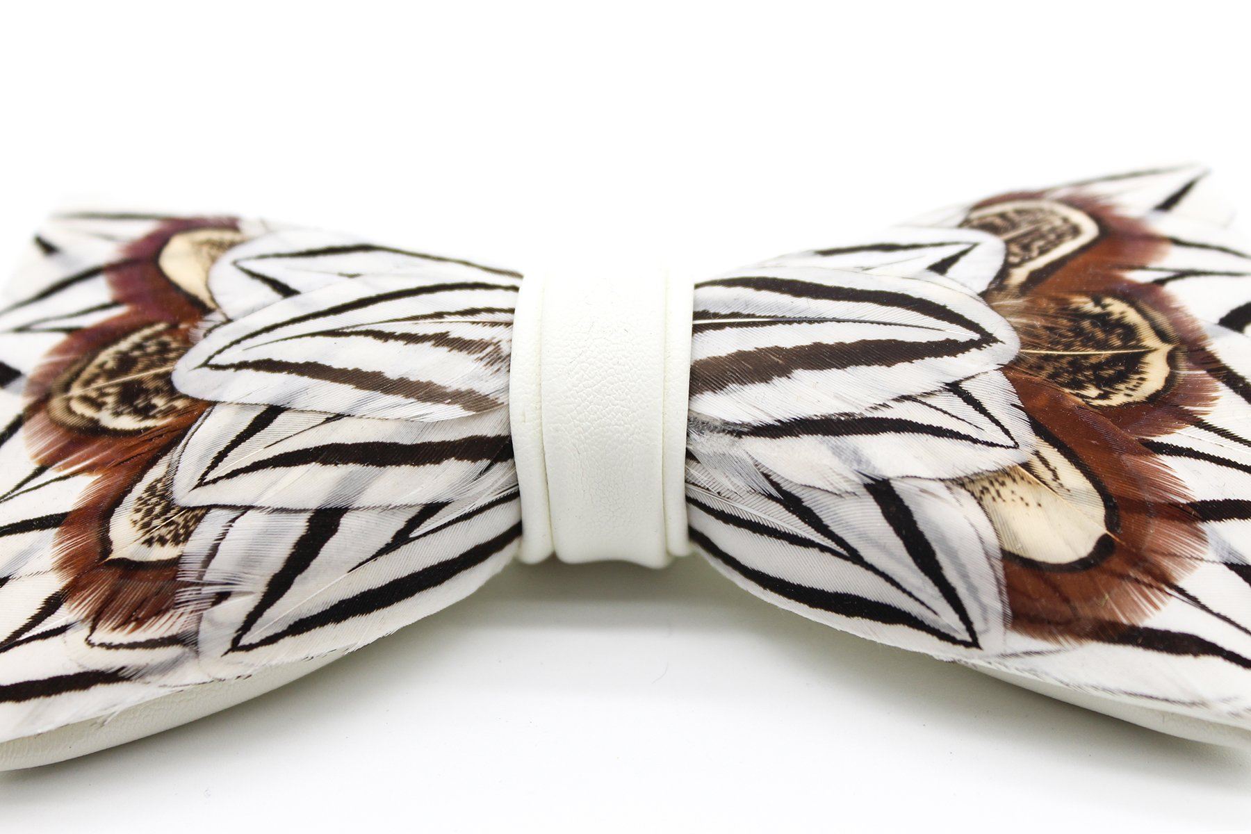 Victorian Era Feather Bow Tie